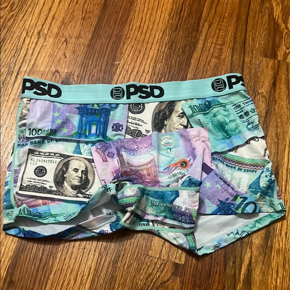 PSD Currency Graphic Boxer Briefs